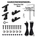 Gardinensenker© Ergänzungs-Set Schwarz ohne Wandhalterung 25% Shop-Eröffnungs-Rabatt